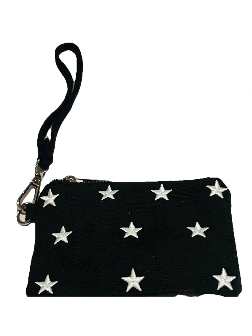 New Madden Girl Wristlet or Clutch Blue with White Stars made in Cambodia